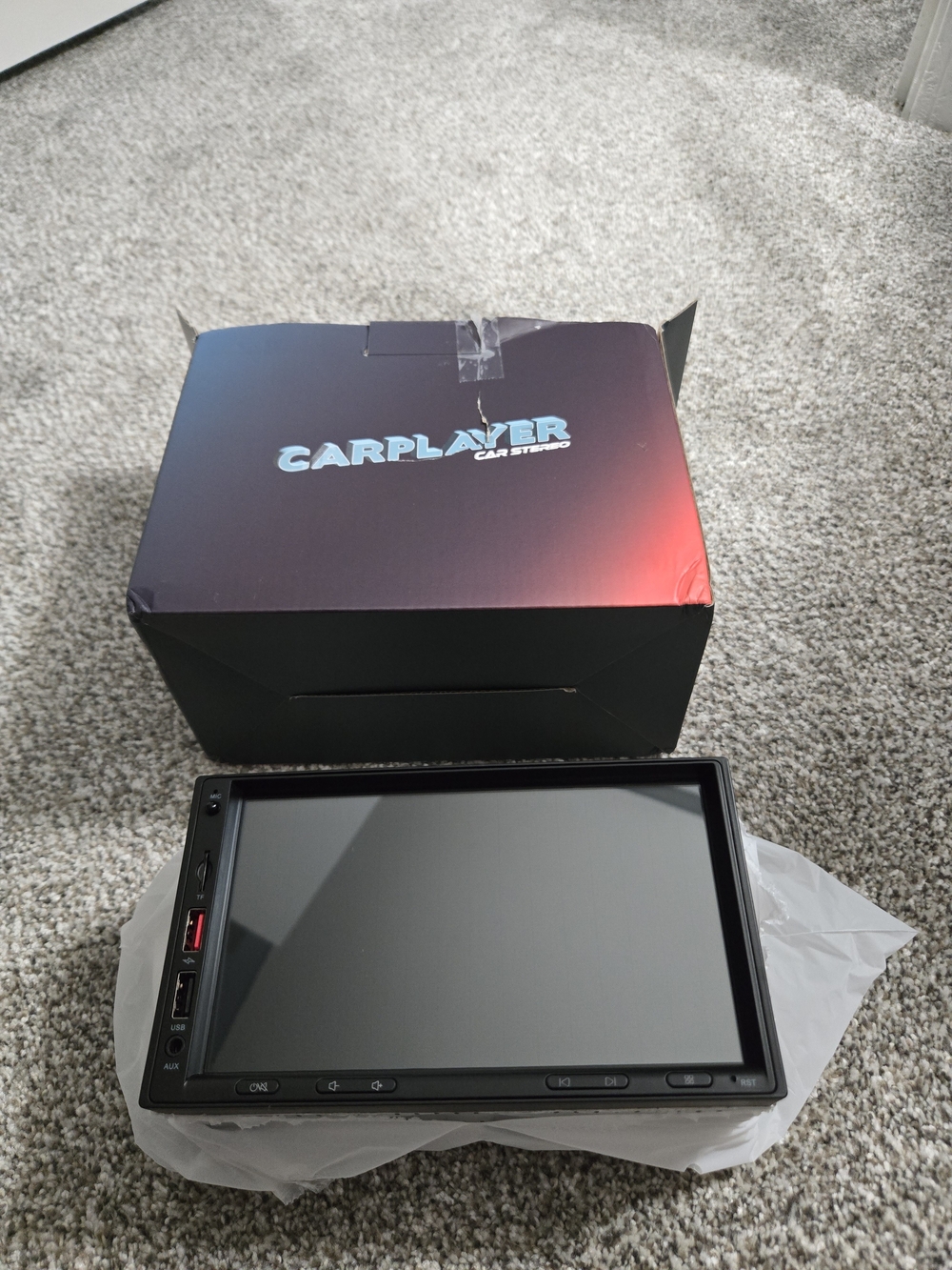 CARPLAYER 2 DIN Touchscreen Digital Media Receiver Car Stereo USB AUX Input